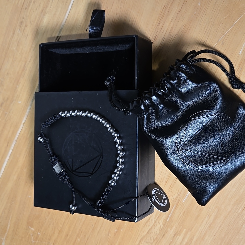 Executive Society EXSO Stainless Steel and Tungsten Control Bracelet